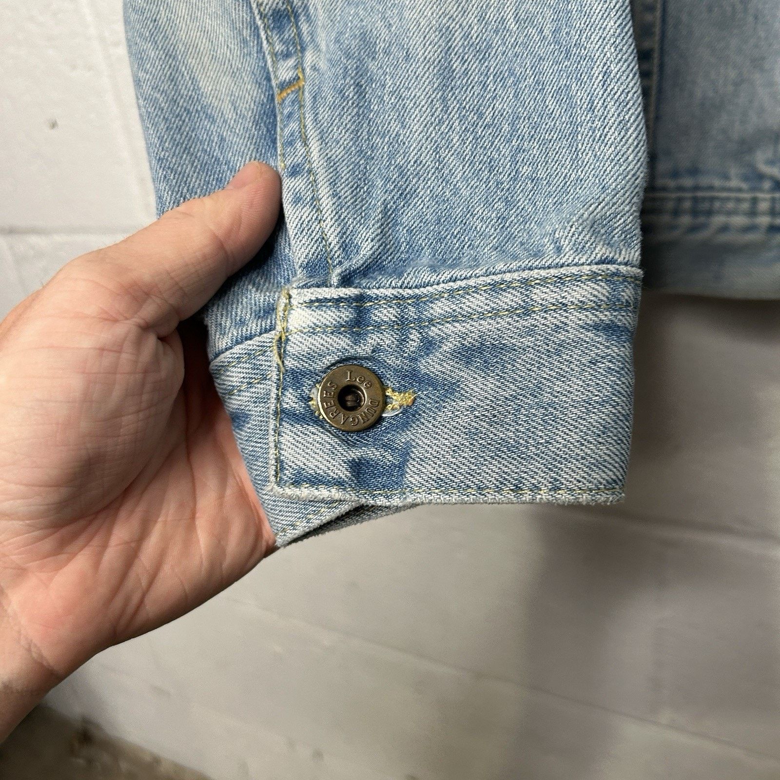 Lee Vintage Lee Dungarees Denim Trucker Jacket “Light Wash” Size US S / EU 44-46 / 1 - 4 Thumbnail