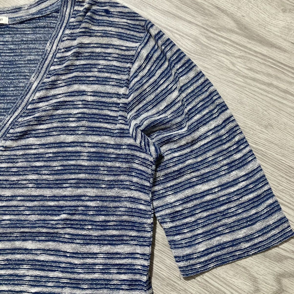 Japanese Brand 2000s Semanticdesign Knitted Cardigan Striped Lgb Style Size US S / EU 44-46 / 1 - 4 Thumbnail