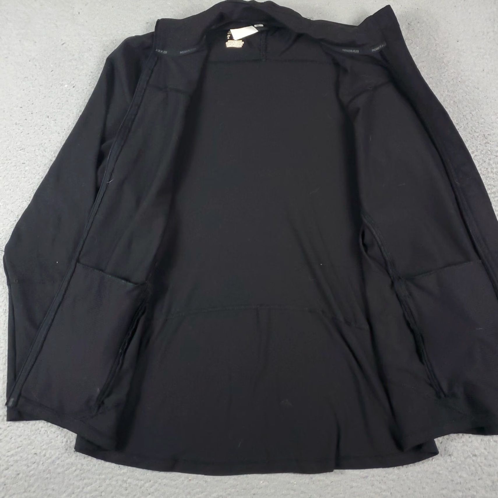 Champion Champion Sweater Womens Large Black Polyester Full Zip Up Sweatshirt Size L / US 10 / IT 46 - 6 Thumbnail