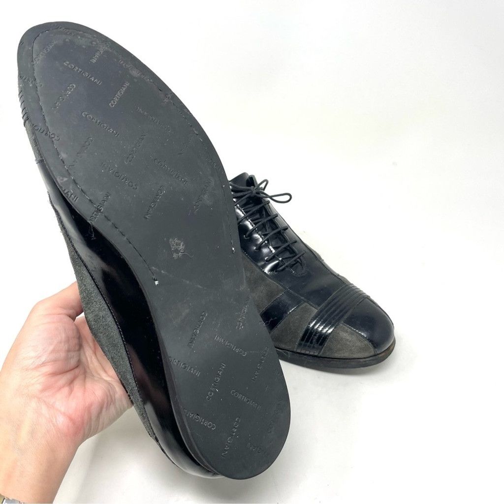 Cortigiani Cortigiani Leather & Suede Bowling Style Lace Up Shoes EU 41 Size US 8 / EU 41 - 7 Thumbnail
