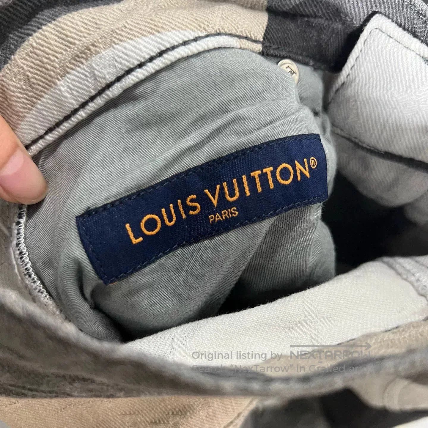 Louis Vuitton louis vuitton printed denim pants size 28. Size US 28 / EU 44 - 3 Thumbnail