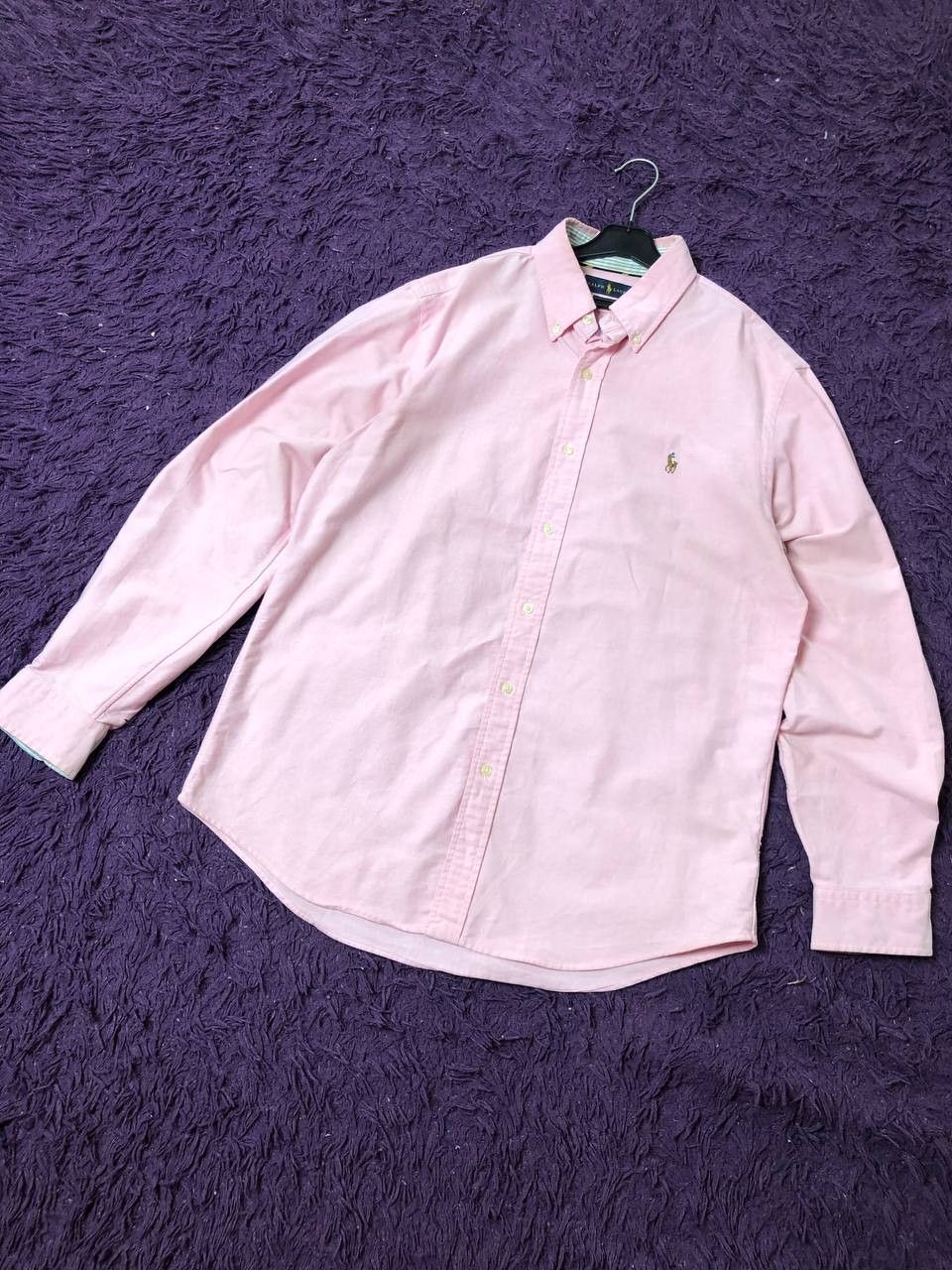 Ralph Lauren Ralp Lauren pink casual shirt basic logo Size L / US 10 / IT 46 - 14 Thumbnail