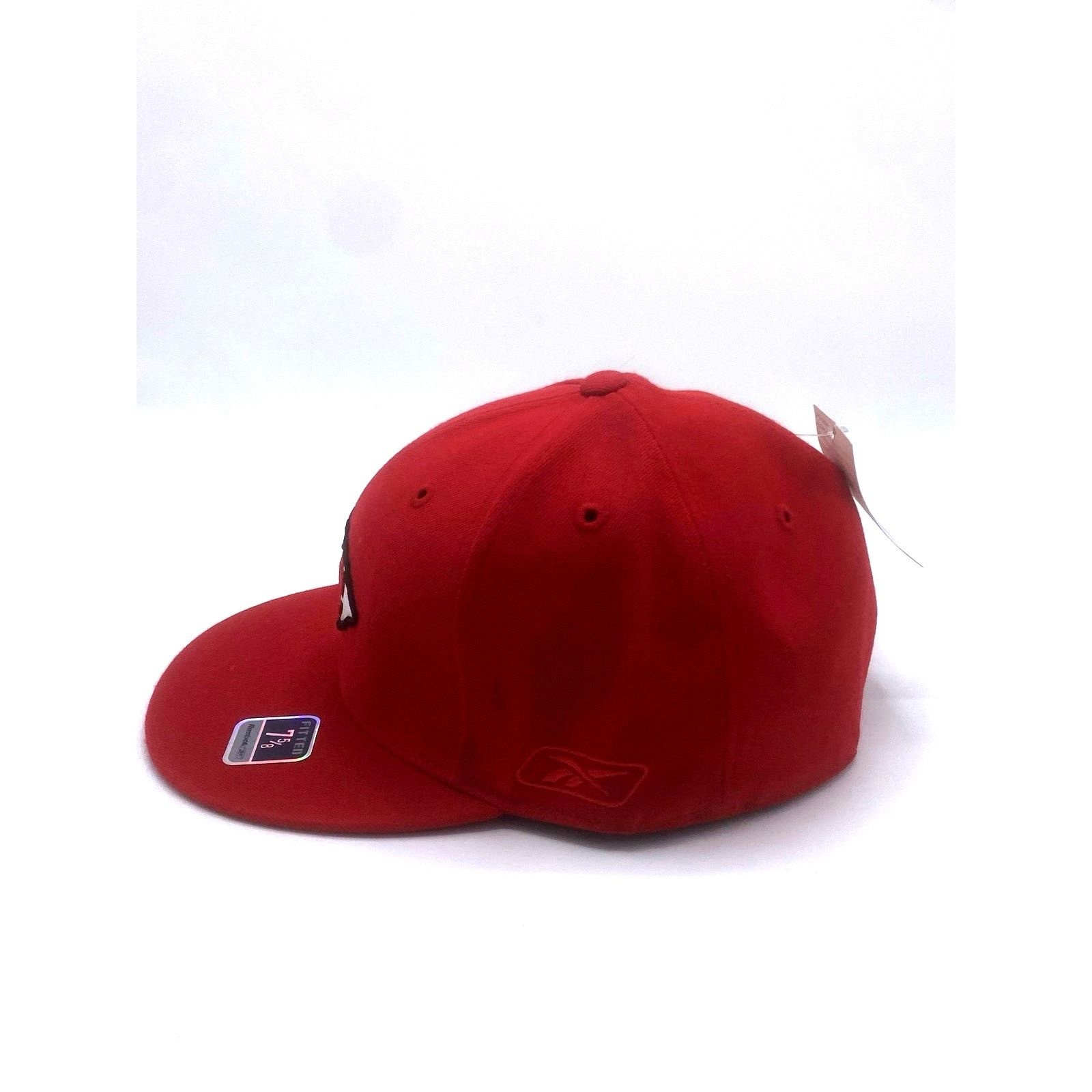 Reebok Vtg Reebok x NFL KC Chiefs Fitted Hat 7 5/8 NWT Y2K Deadstoc Size ONE SIZE - 3 Thumbnail