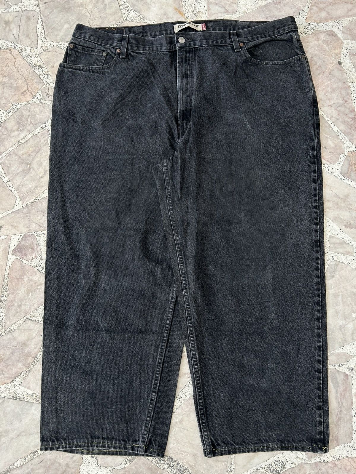 Levi's Levis 560 W46 Superblack Denim Jeans Size US 44 / EU 60 - 1 Thumbnail