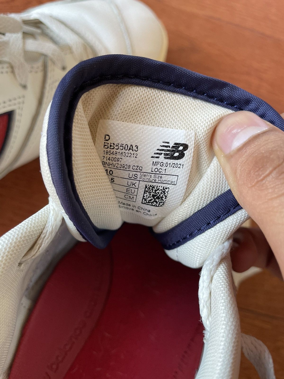 Aime Leon Dore × New Balance New Balance x Aime Leon Dore ALD 550 White Navy Red Size 10 Size US 10 / EU 43 - 7 Thumbnail