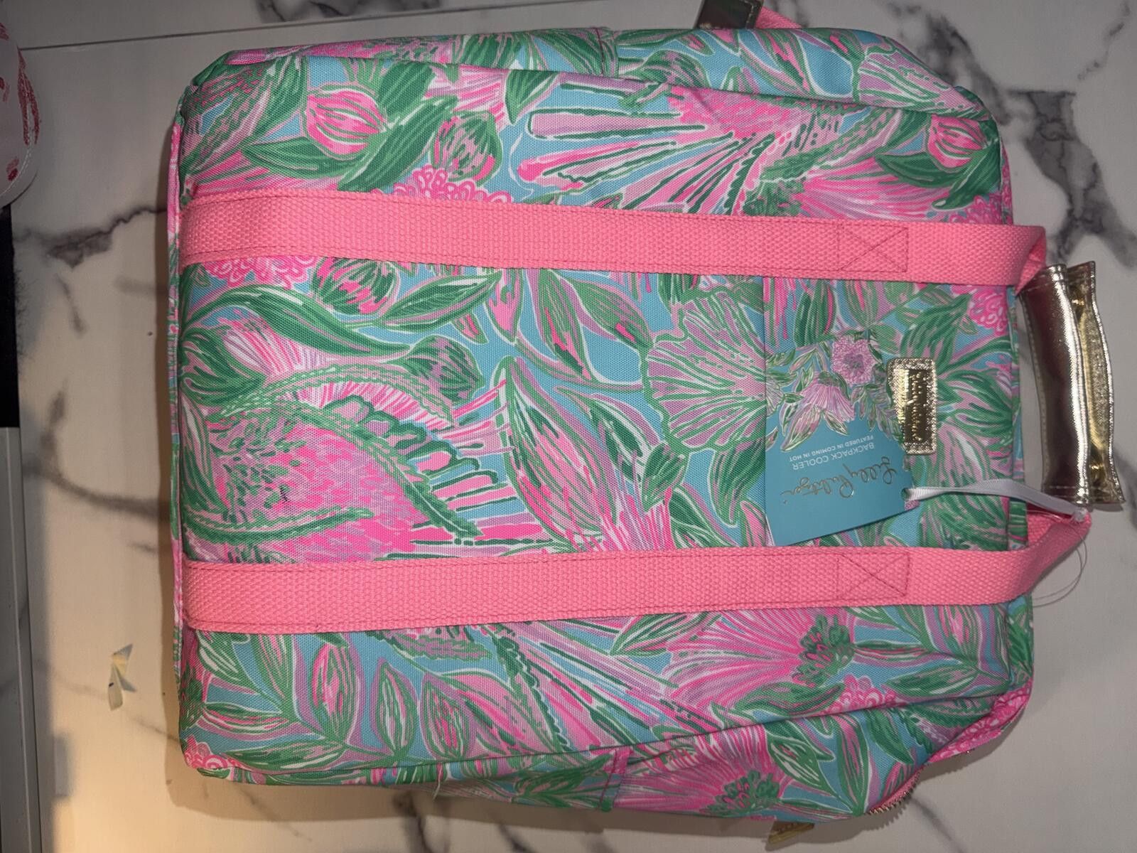Other NWT Lilly Pulitzer Backpack Cooler Best Fishes Size ONE SIZE - 3 Thumbnail