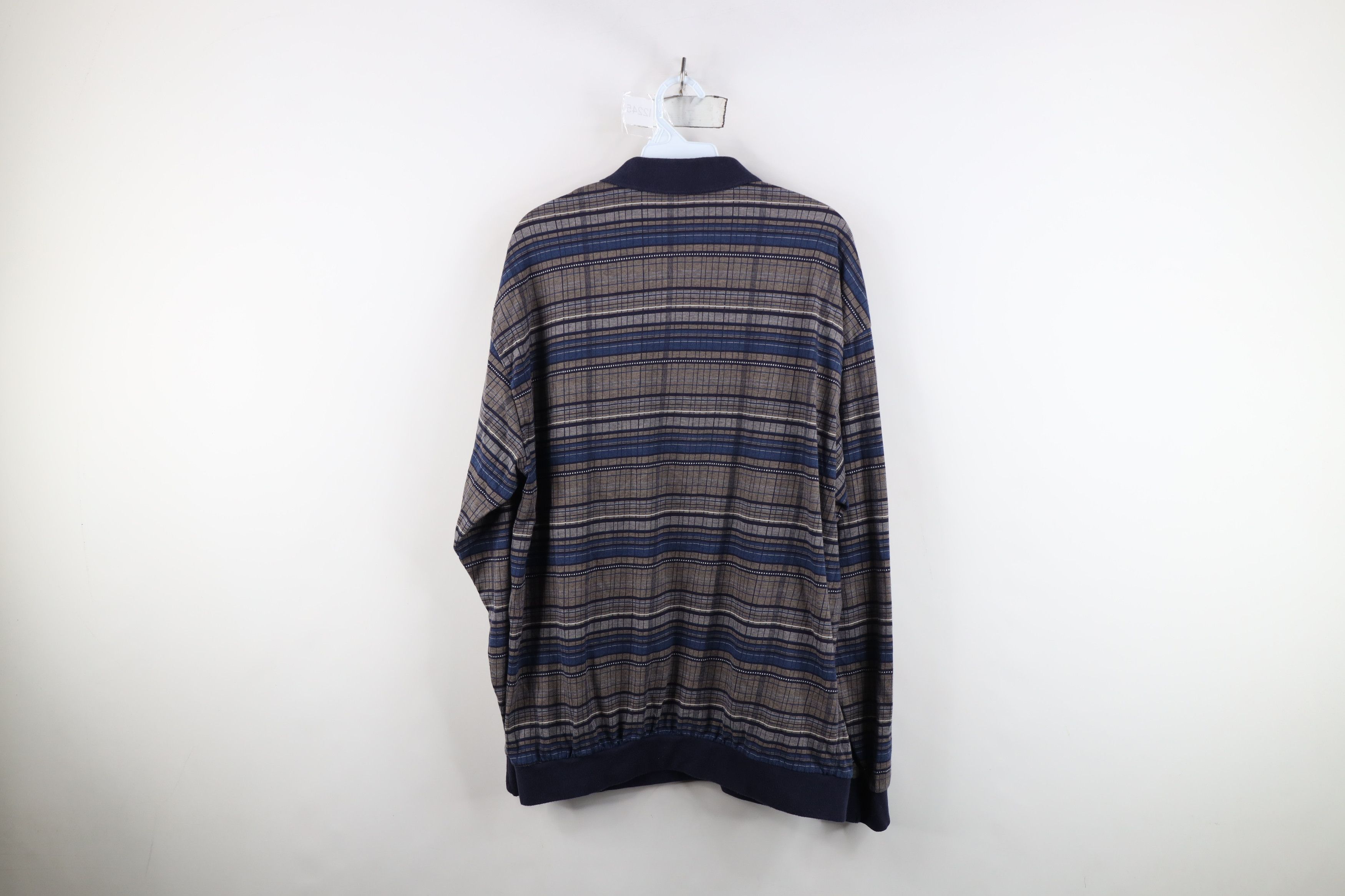 Vintage Vintage 90s Streetwear Knit Pullover Long Sleeve Polo Shirt Size US XL / EU 56 / 4 - 10 Thumbnail