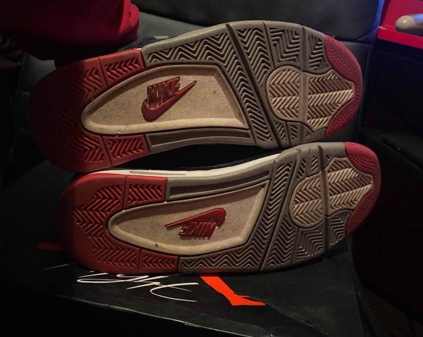 Jordan Brand × Nike Jordan 4 retro bred 2019 Size US 7.5 / EU 40-41 - 10 Thumbnail