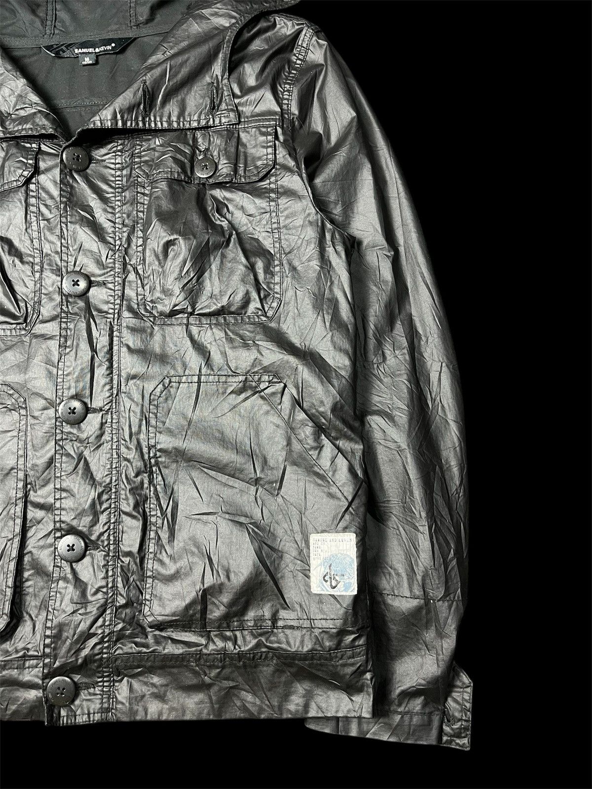 If Six Was Nine Shine Jacket True Black by Samuel And Kevin Size US L / EU 52-54 / 3 - 2 Thumbnail