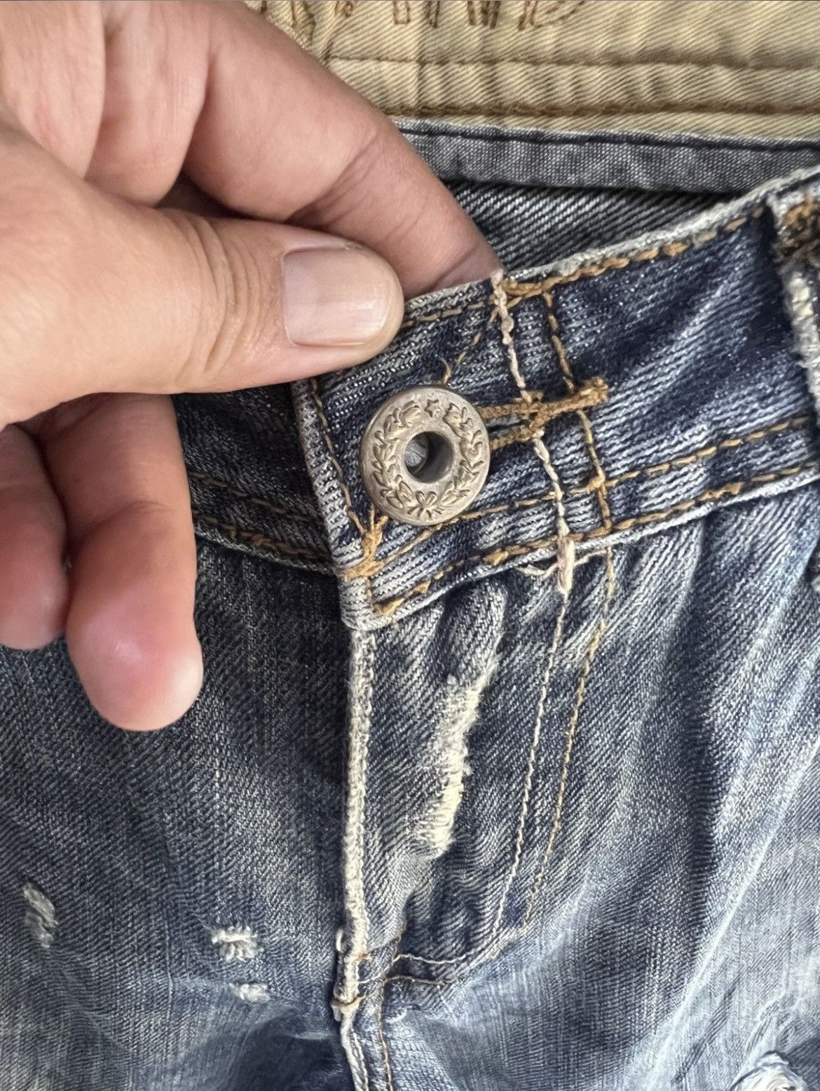 Z Brand 🔥Vintage Z Brand Distressed Denim Size US 31 - 10 Thumbnail