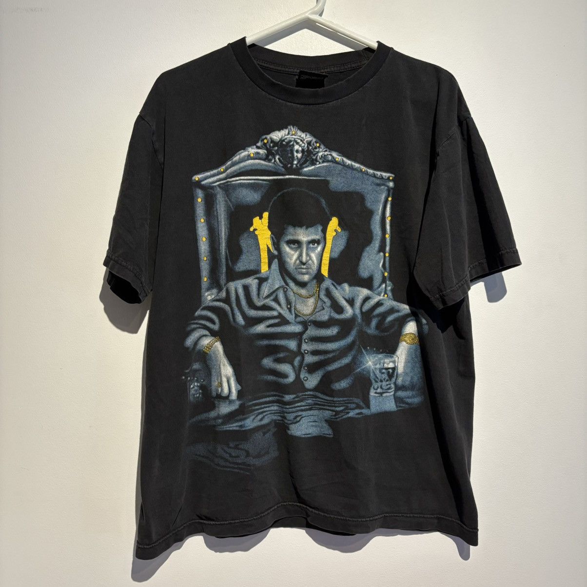 Vintage Y2K Scarface Tony Montana T Shirt Vintage Size US L / EU 52-54 / 3 - 1 Thumbnail