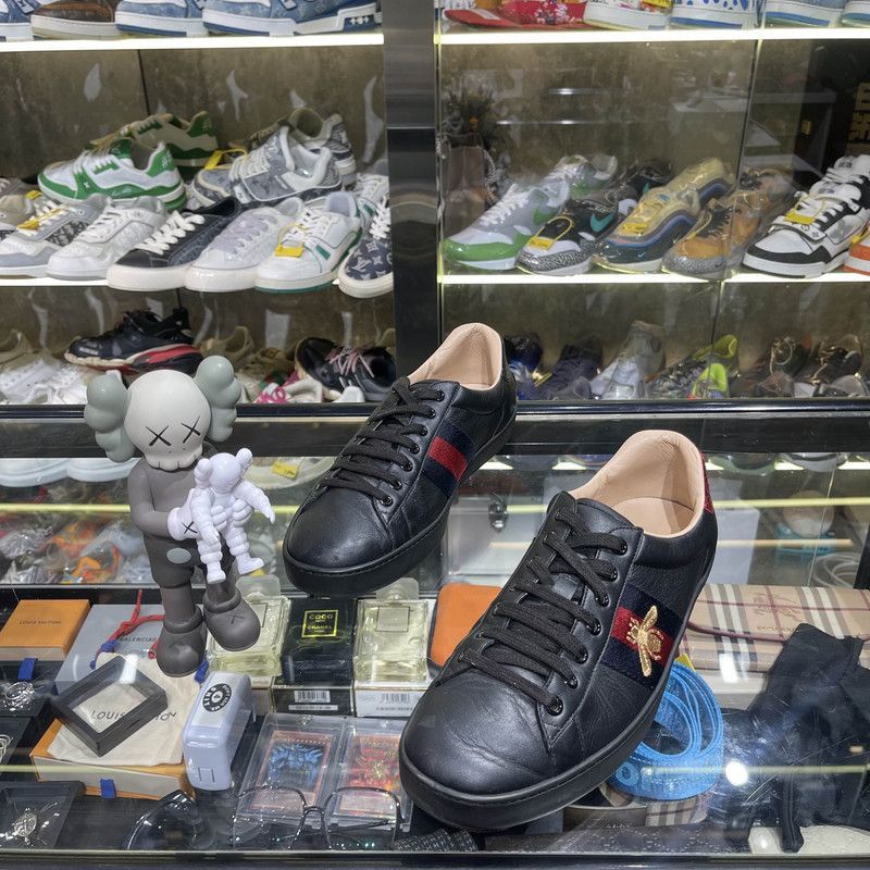 Gucci Ace Bee Black Fashion Sneakers