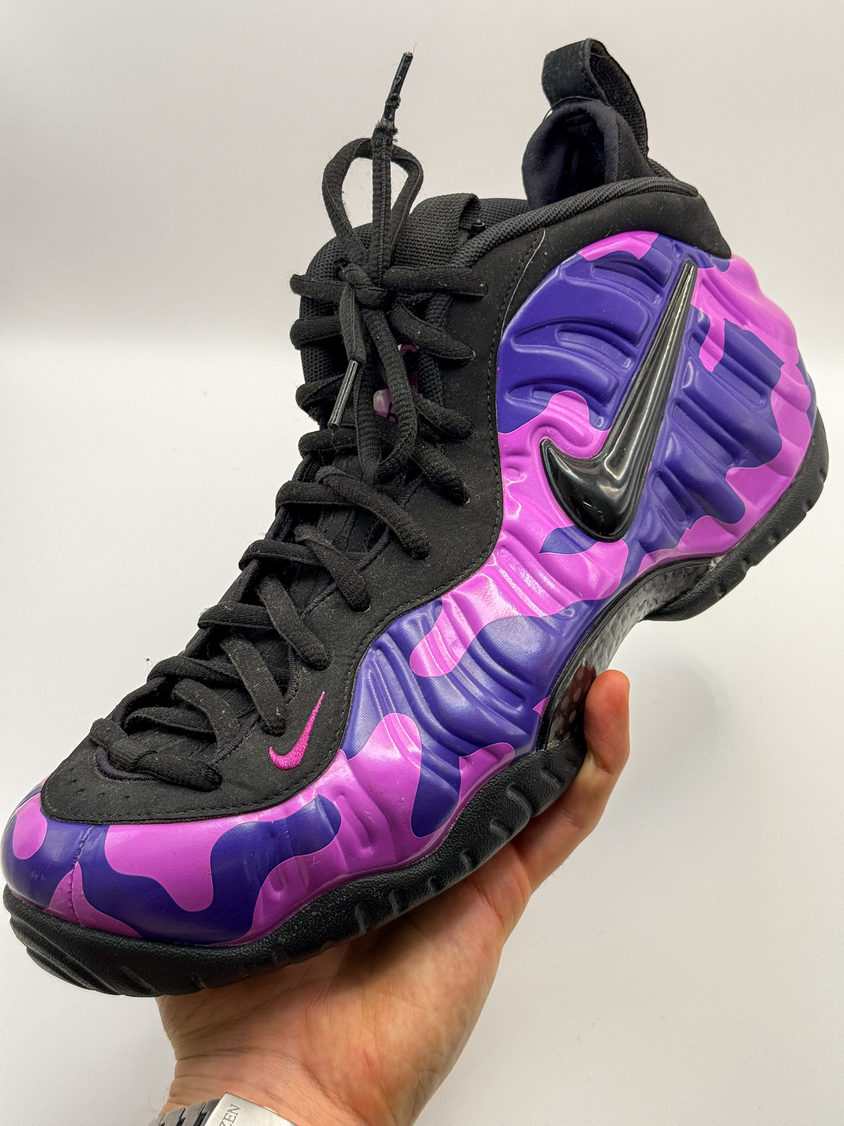 Nike Nike Air Foamposite Pro "Purple Camo" Hyper Violet 2019 Size US 10.5 / EU 43-44 - 5 Thumbnail