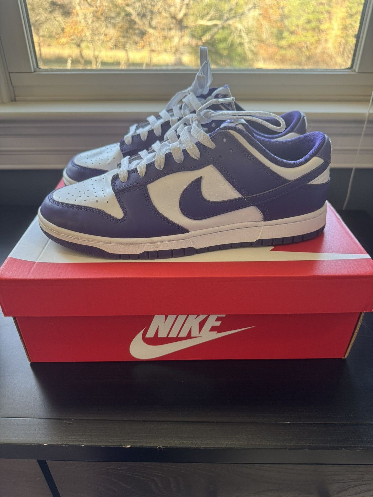Nike Nike dunk low Court Purple Size US 10 / EU 43 - 1 Thumbnail