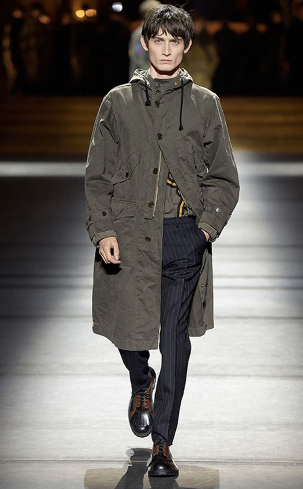 Dries Van Noten Dries Van Noten FW15 Runway Drape Shirts jacket Size US M / EU 48-50 / 2 - 2 Thumbnail