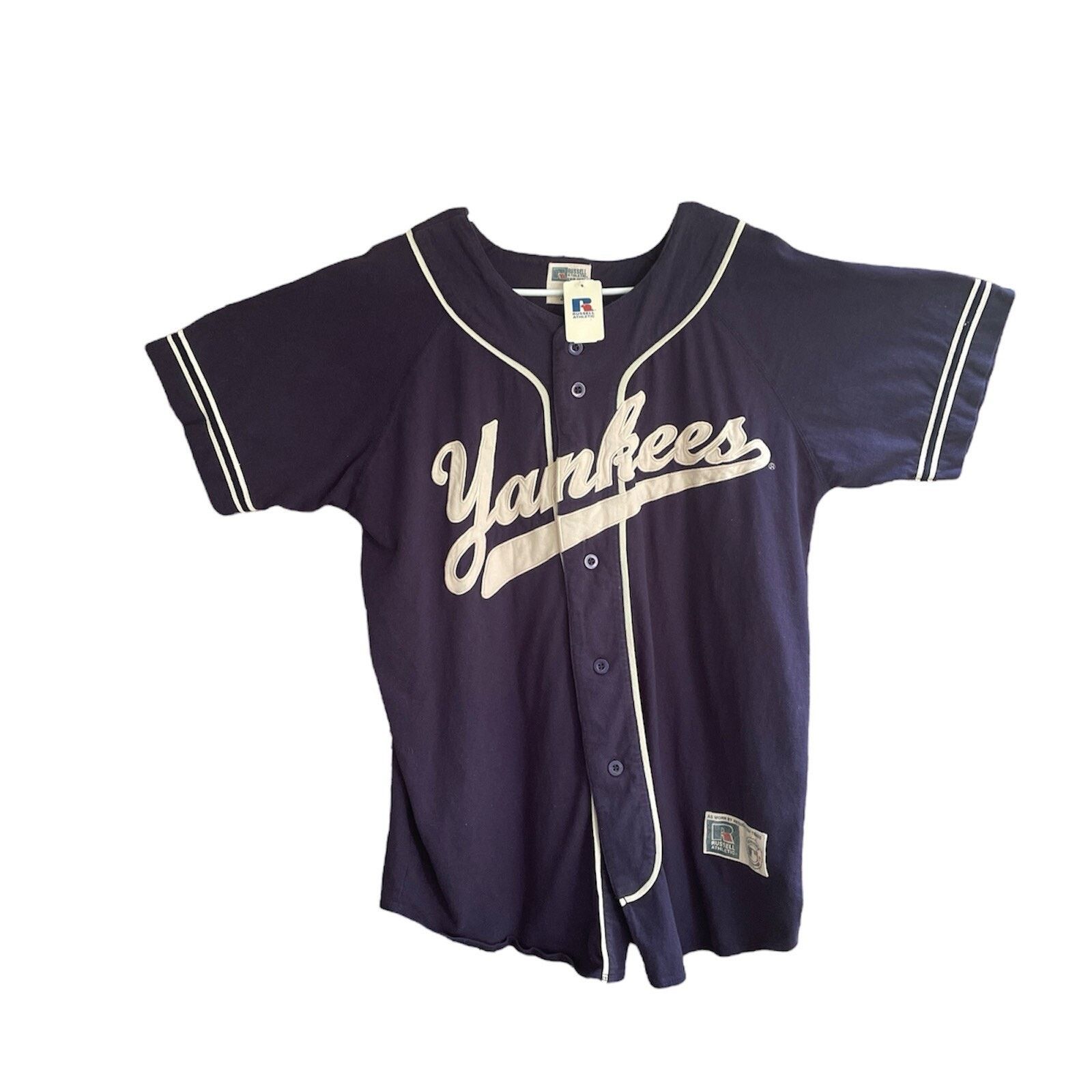 Russell Athletic VTG Russell Athletic NY Yankees Stitched MLB Jersey Sz M NWT Size 42 - 1 Thumbnail