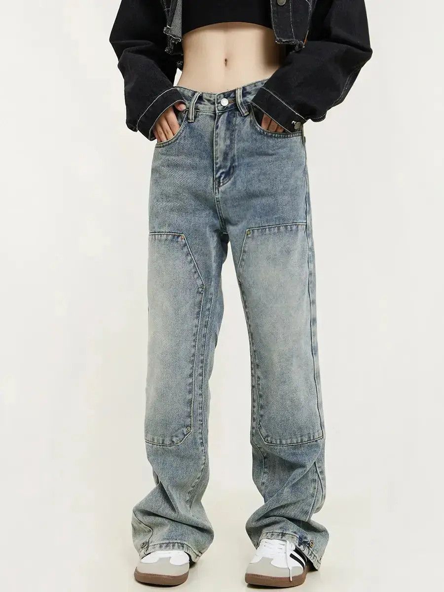 Japanese Brand × Jean Retro washed casual straight leg jeans Size US 30 / EU 46 - 4 Thumbnail