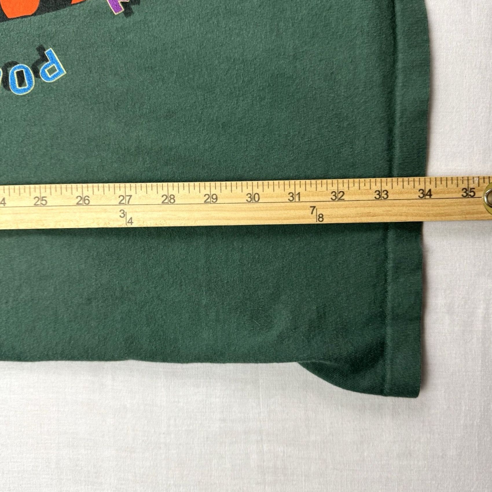 Disney VINTAGE Disney Store Tigger Sleep T Shirt Adult OSFA Disney World 90s Pooh Shirt Mens Green Cotton Short Sleeve Crew Neck 90s Cartoon Size US M / EU 48-50 / 2 - 7 Thumbnail