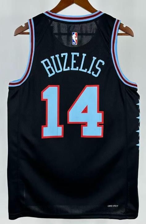 NBA 2026 Chicago Bulls 14 Matas Buzelis Jersey Size US S / EU 44-46 / 1 - 2 Thumbnail
