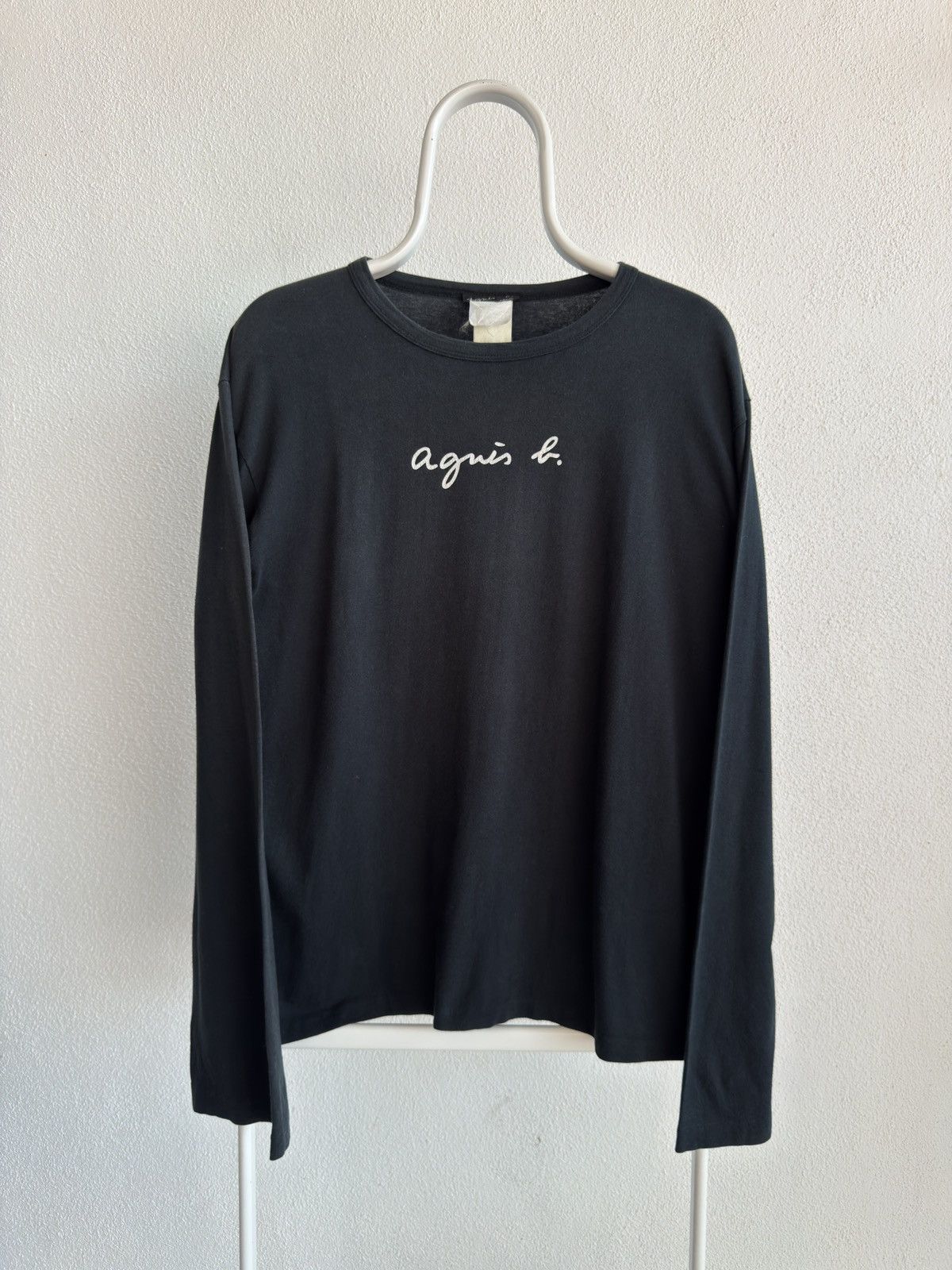 Vintage Agnes B. Long Sleeve Shirt - Black - Size L