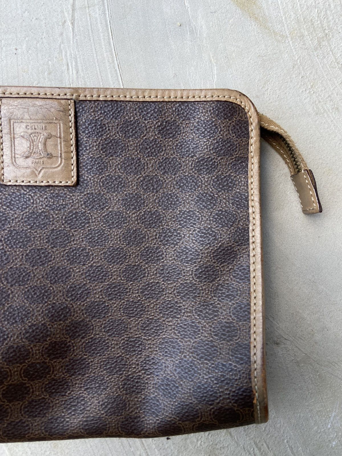 Celine × Designer Auth Celine Macadam clutch Bag Size ONE SIZE - 3 Thumbnail
