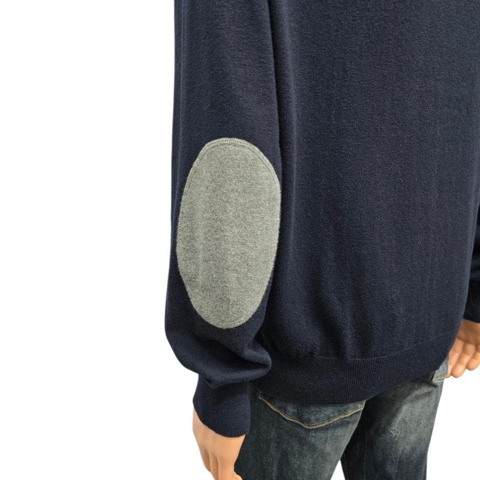 Other LINCS DC & Co. Sweater M Elbow Patch Argyle Cashmere Cotton Size US M / EU 48-50 / 2 - 8 Thumbnail