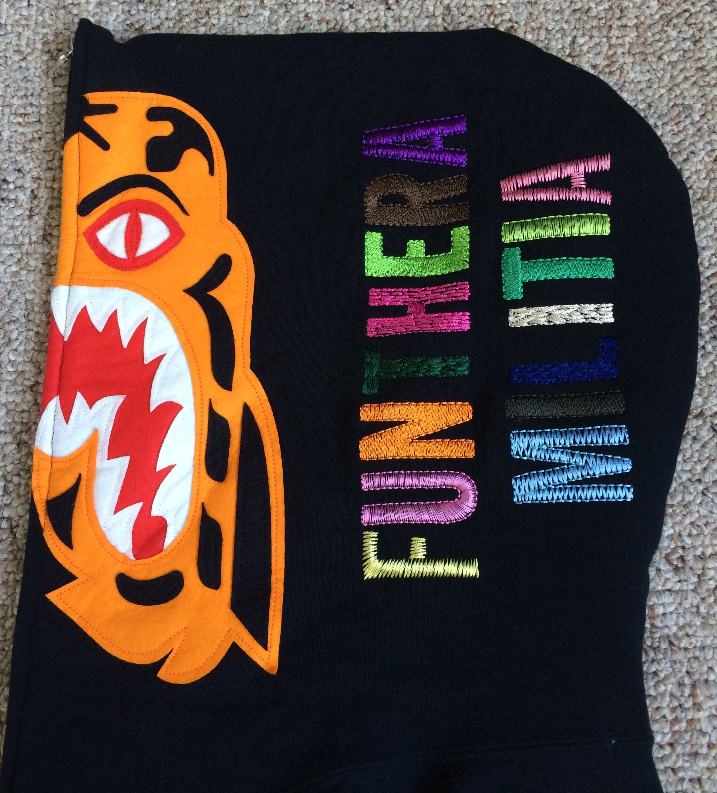 Bape OG Bape Black Tiger Full Zip Hoodie size XXL Size US XXL / EU 58 / 5 - 4 Thumbnail
