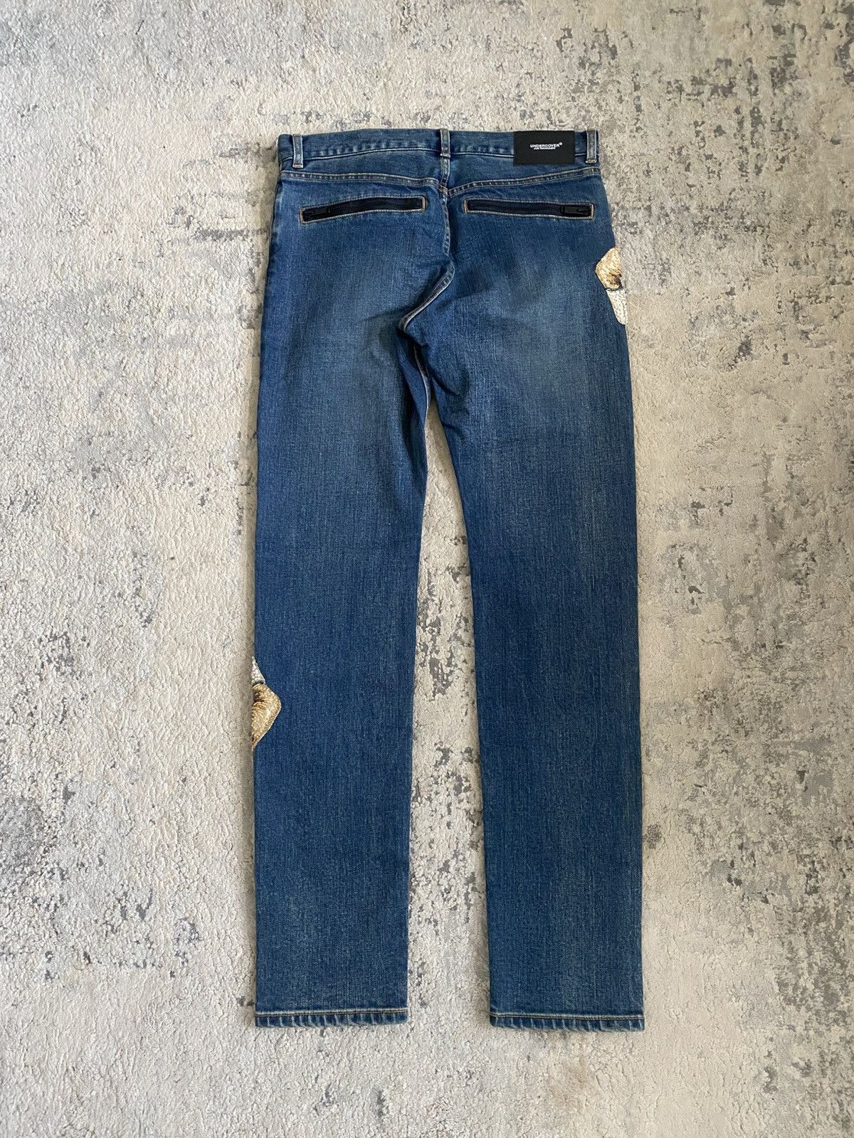 Undercover 2023 AW "Komische" Hand Denim Pants Size US 32 / EU 48 - 9 Thumbnail