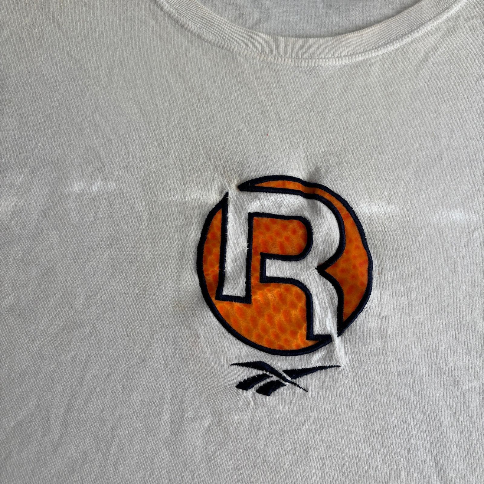 Reebok × Vintage 90s Crop Fit Vintage Reebok Cotton Tee Shirt Sz L Size US L / EU 52-54 / 3 - 3 Thumbnail