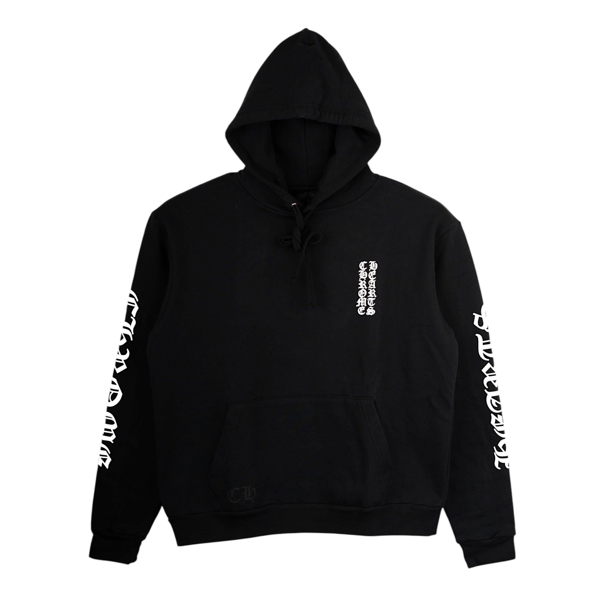 トップス Chrome Hearts Vertical Logo FU FUCK Buy Chrome Hearts Fuck You Vertical Logo T-Shirt 'Black