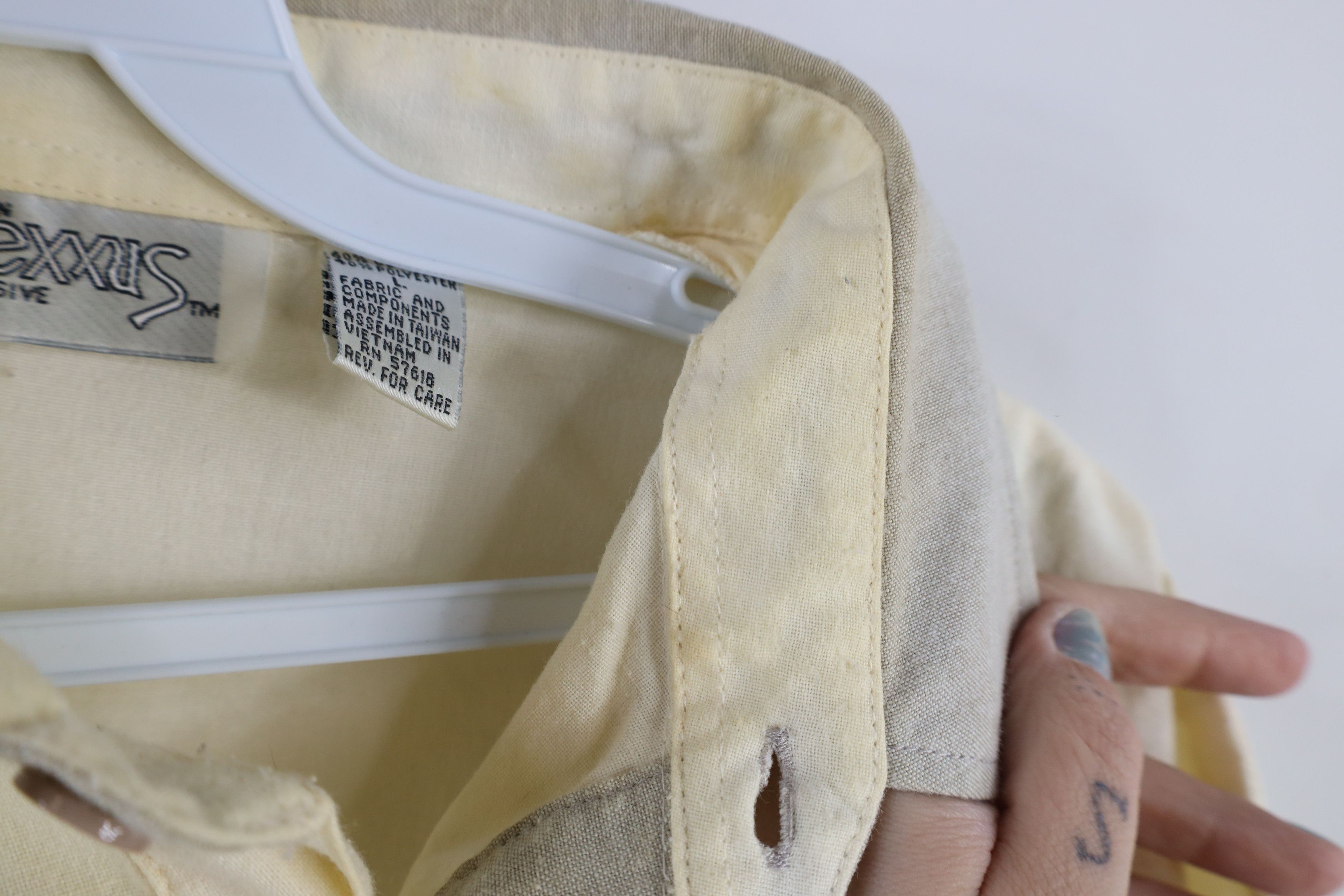 Vintage Vintage 90s Streetwear Striped Collared Pullover Polo Shirt Size US L / EU 52-54 / 3 - 9 Thumbnail