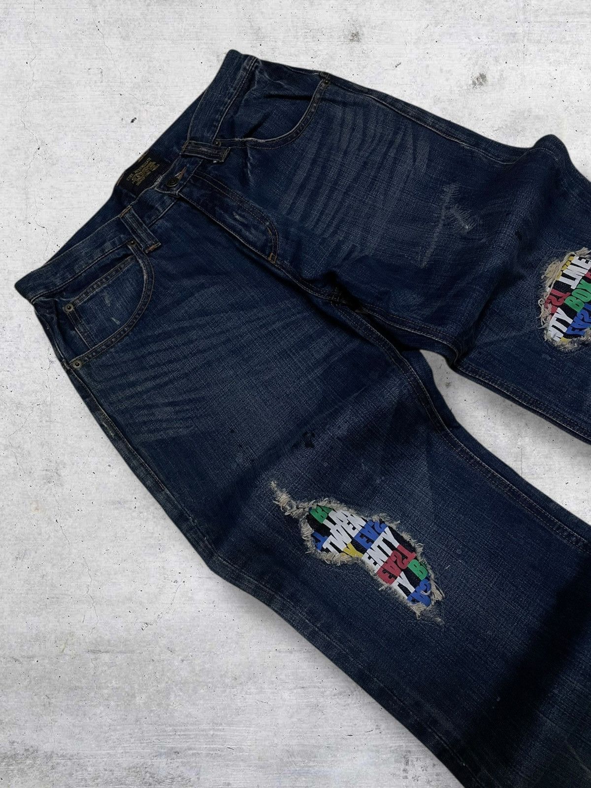 Hysteric Glamour VINTAGE IDENTIFYING LABEL OG JAPAN DESIGNER PATCHWORK BOXER Size US 31 - 7 Thumbnail