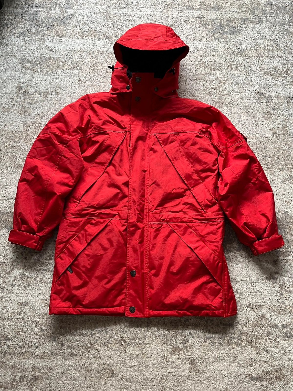 Wellensteyn Wellensteyn Brandungsparka Sz S-M (Measured) Rare Red Size M / US 6-8 / IT 42-44 - 1 Thumbnail