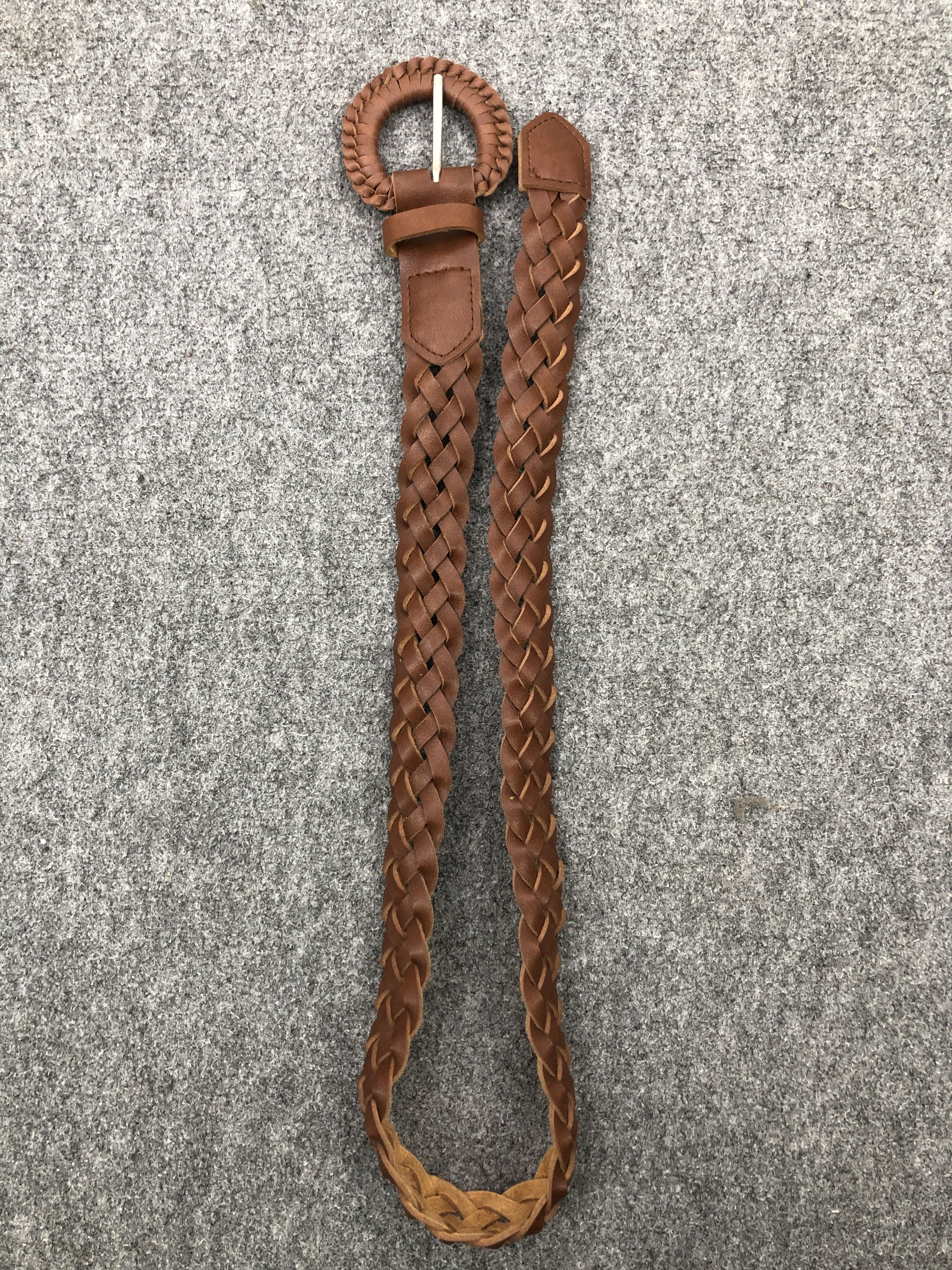 Japanese Brand × Vintage Vintage 70s Bohemian Braided Buckle Belt B0011 Size ONE SIZE - 5 Thumbnail