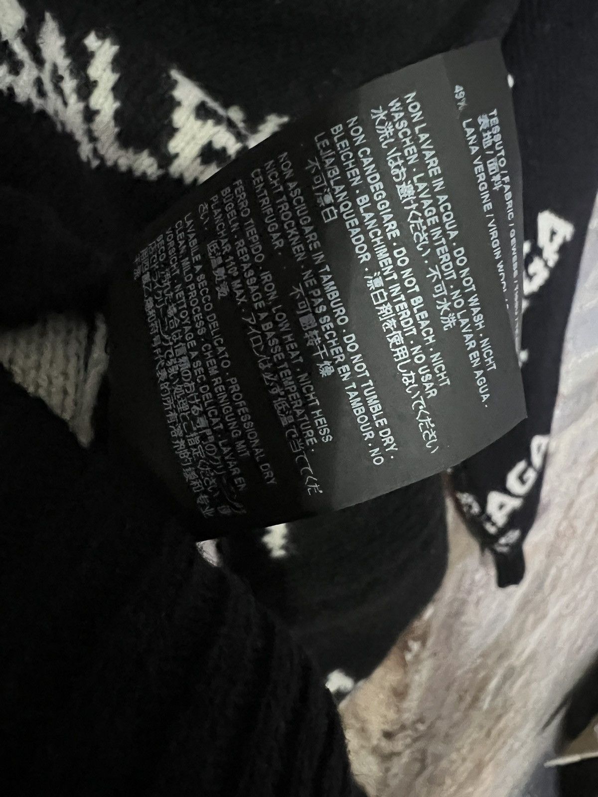 Balenciaga BALENCIAGA LOGO KNIT SWEATER Size US M / EU 48-50 / 2 - 5 Thumbnail