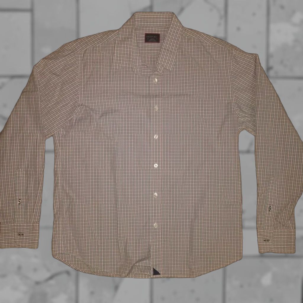 UNTUCKit UNTUCKit Purple Multicolored Plaid Short Sleeve Button-Down Shirt Mens L Size US L / EU 52-54 / 3 - 1 Thumbnail
