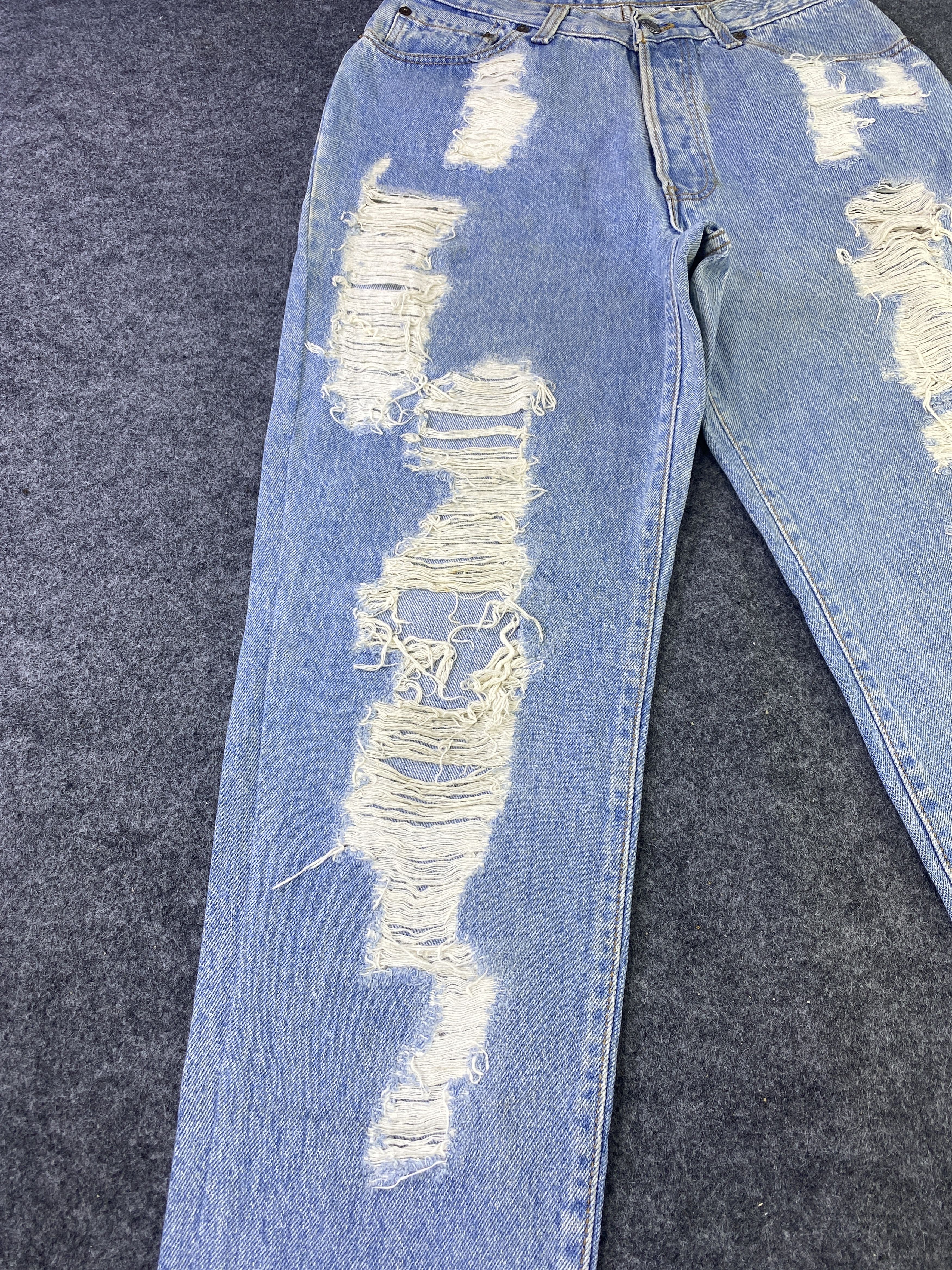 Levi's Vintage Levi's Distress Jeans - J914 Size 29" - 15 Thumbnail