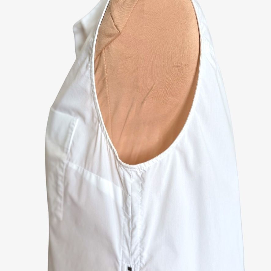 Athleta Athleta Tunic Button Down Shirt Small Bright White Hayes Wom Size S / US 4 / IT 40 - 10 Thumbnail