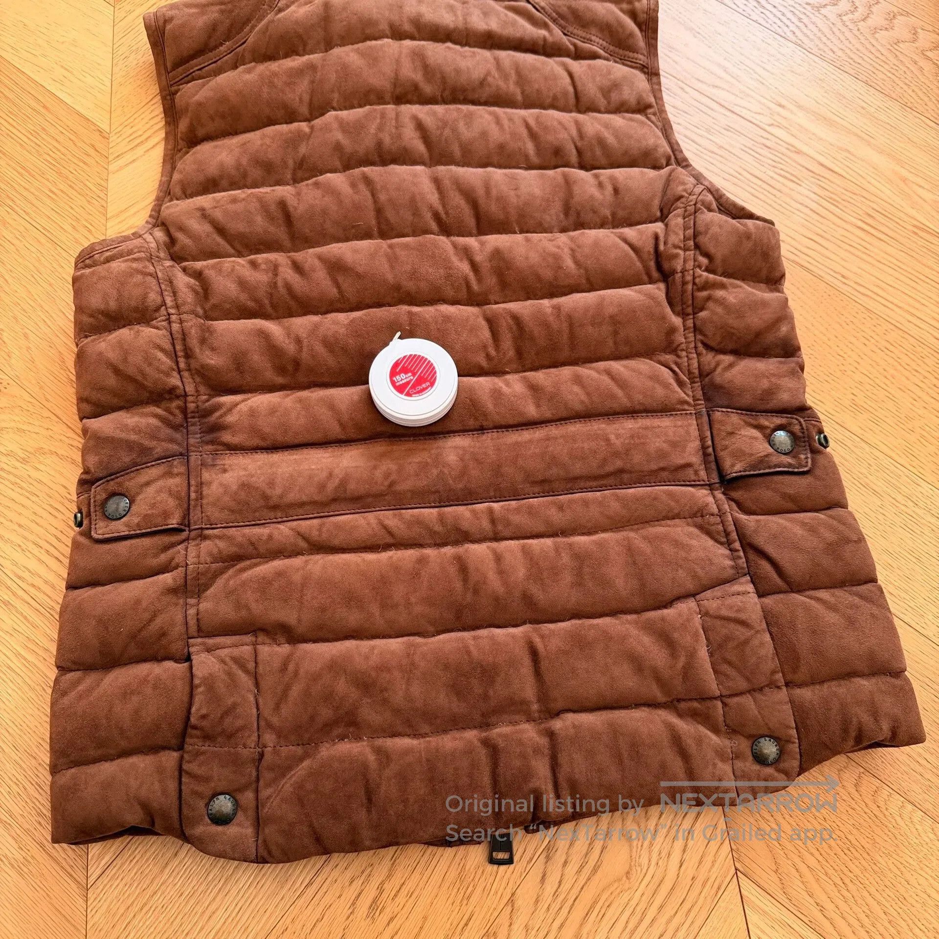RLX Ralph Lauren RLX Goat Suede Outdoor Down Vest. Size US S / EU 44-46 / 1 - 7 Thumbnail