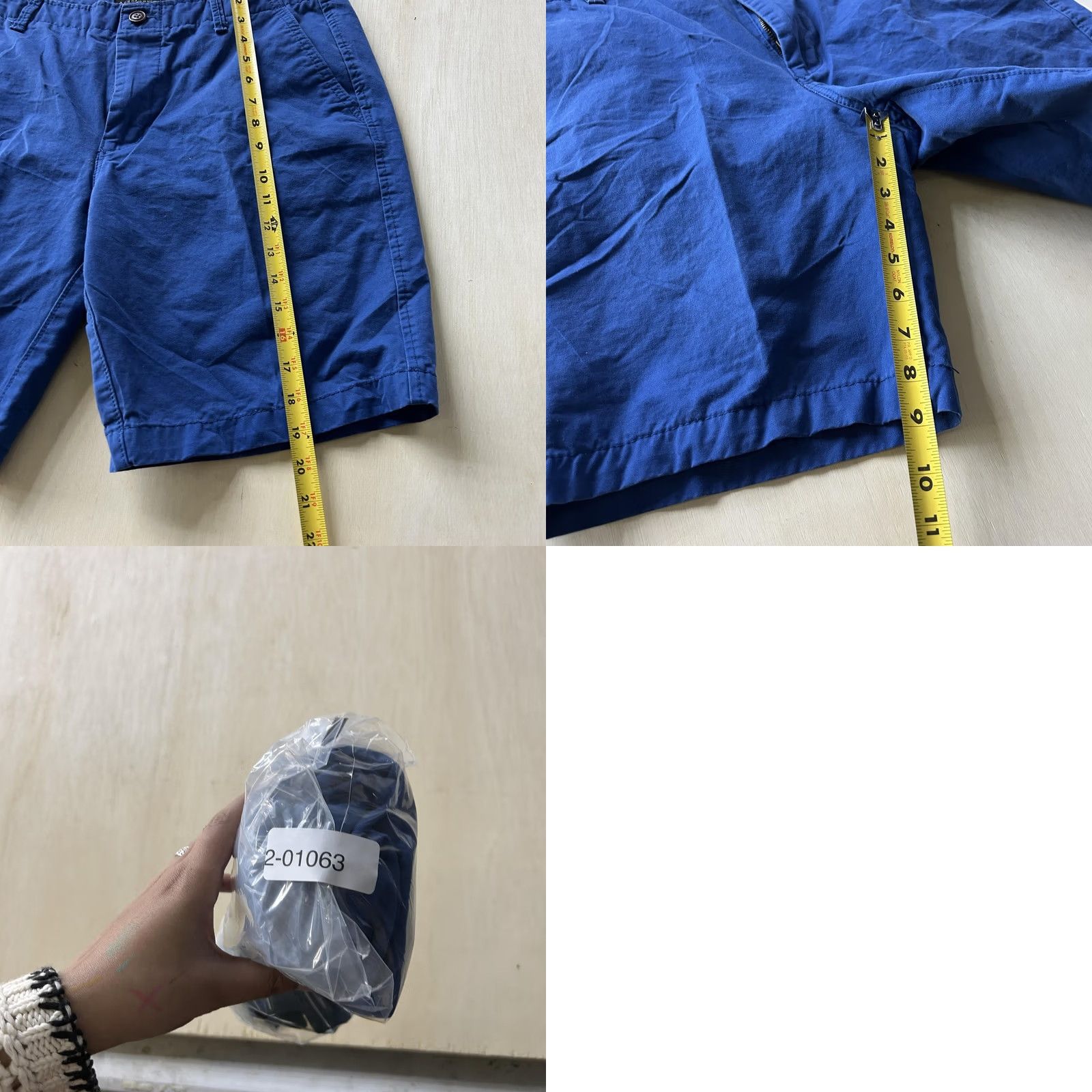 Aeropostale Aeropostale Shorts Mens 34 Chino Flat Front Casual Summer Walkshorts Blue Size US 34 / EU 50 - 8 Thumbnail