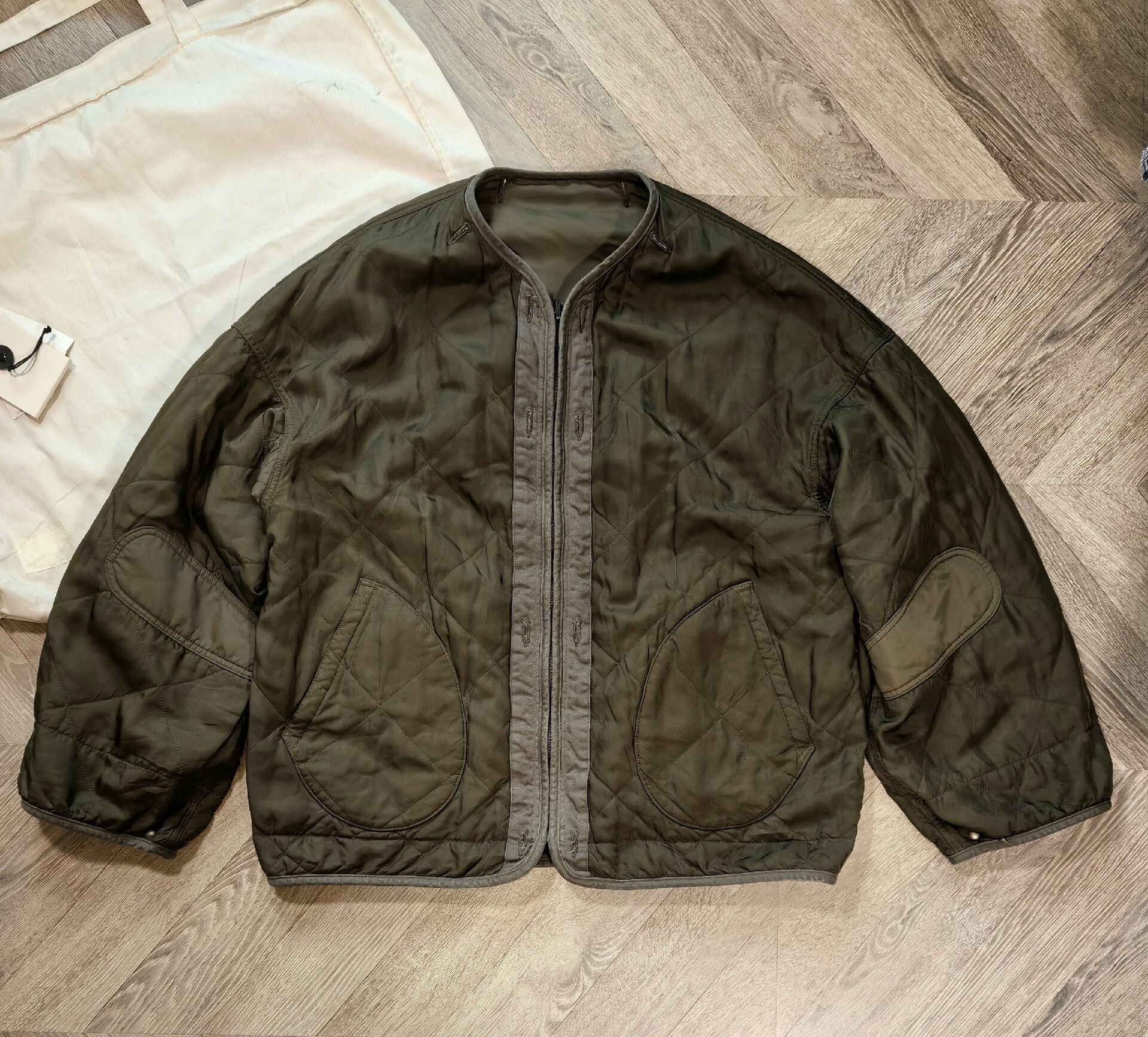 Visvim visvim double-sided jacket in olive green Size US L / EU 52-54 / 3 - 1 Thumbnail