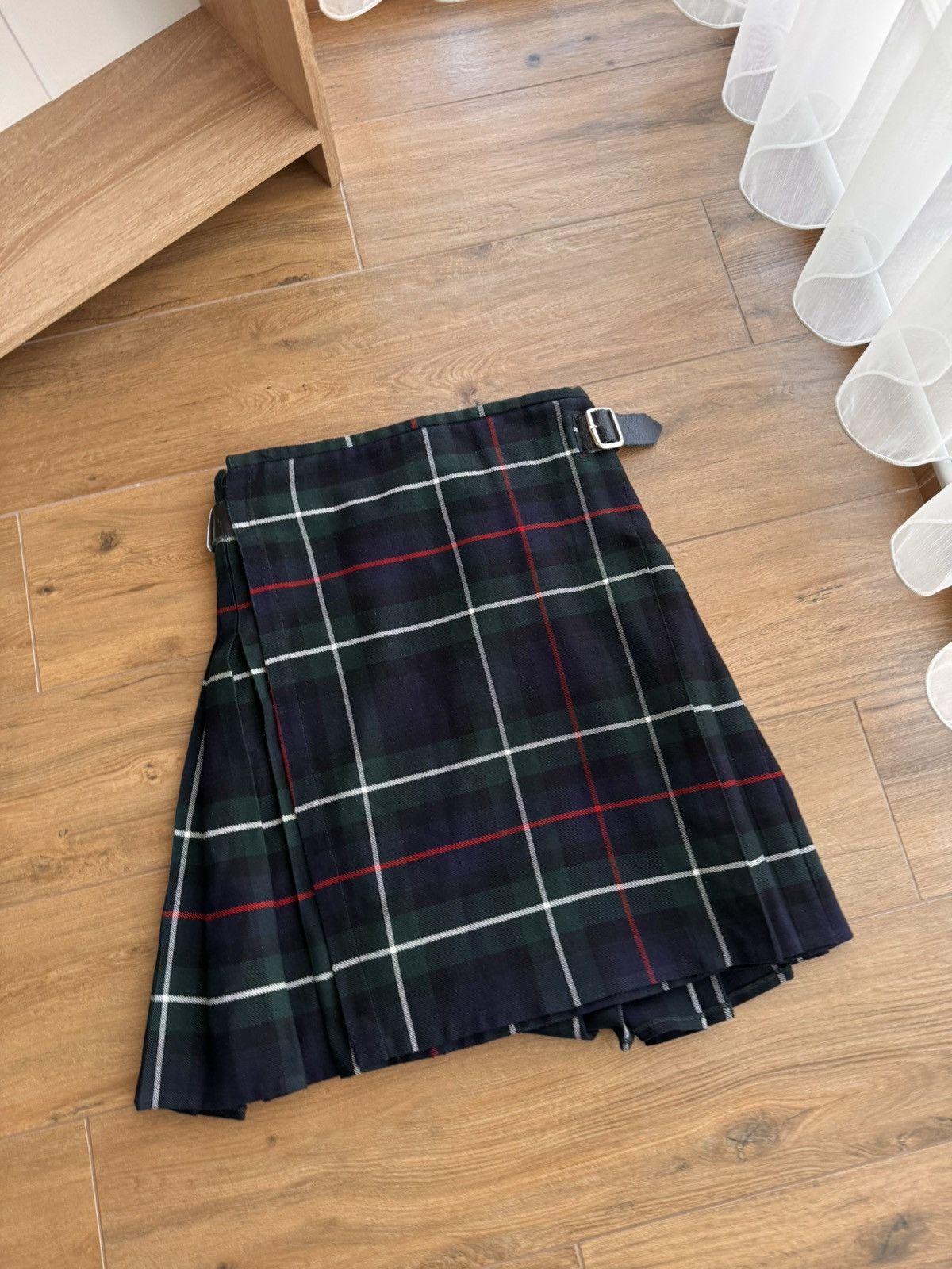 Harley of Scotland × Pringle Of Scotland × Vintage Vintage Scottish Highland House of Kilt Woven Tartan Kilt Size US 34 / EU 50 - 8 Thumbnail