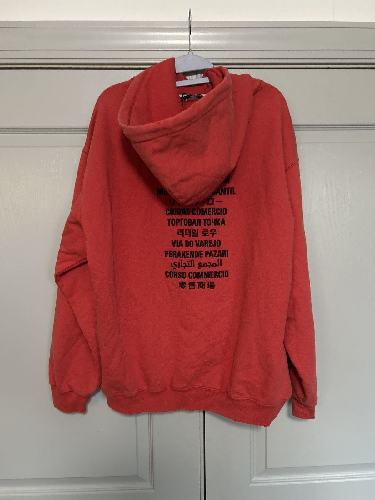 Balenciaga 2021 Fortnite X Balenciaga Red Hoodie Size Large 157/200 Size US L / EU 52-54 / 3 - 3 Thumbnail