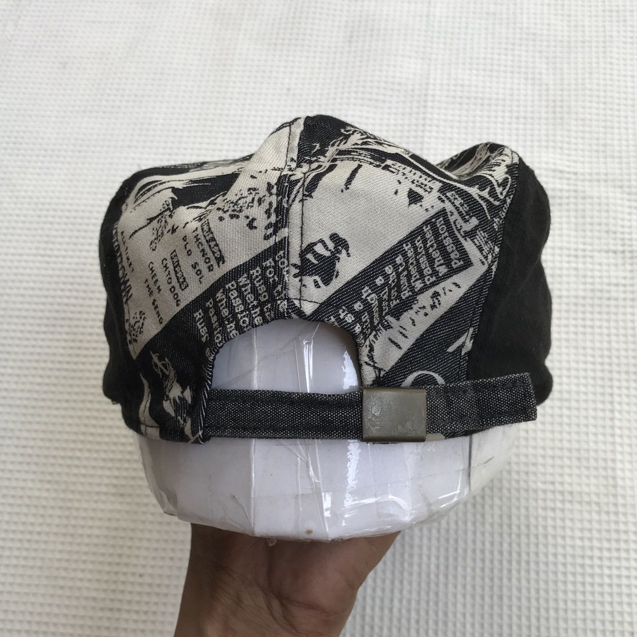 If Six Was Nine × Japanese Brand × Le Grande Bleu (L.G.B.) 🔥Sick Y2K style patch work Flat Cap Size ONE SIZE - 4 Thumbnail