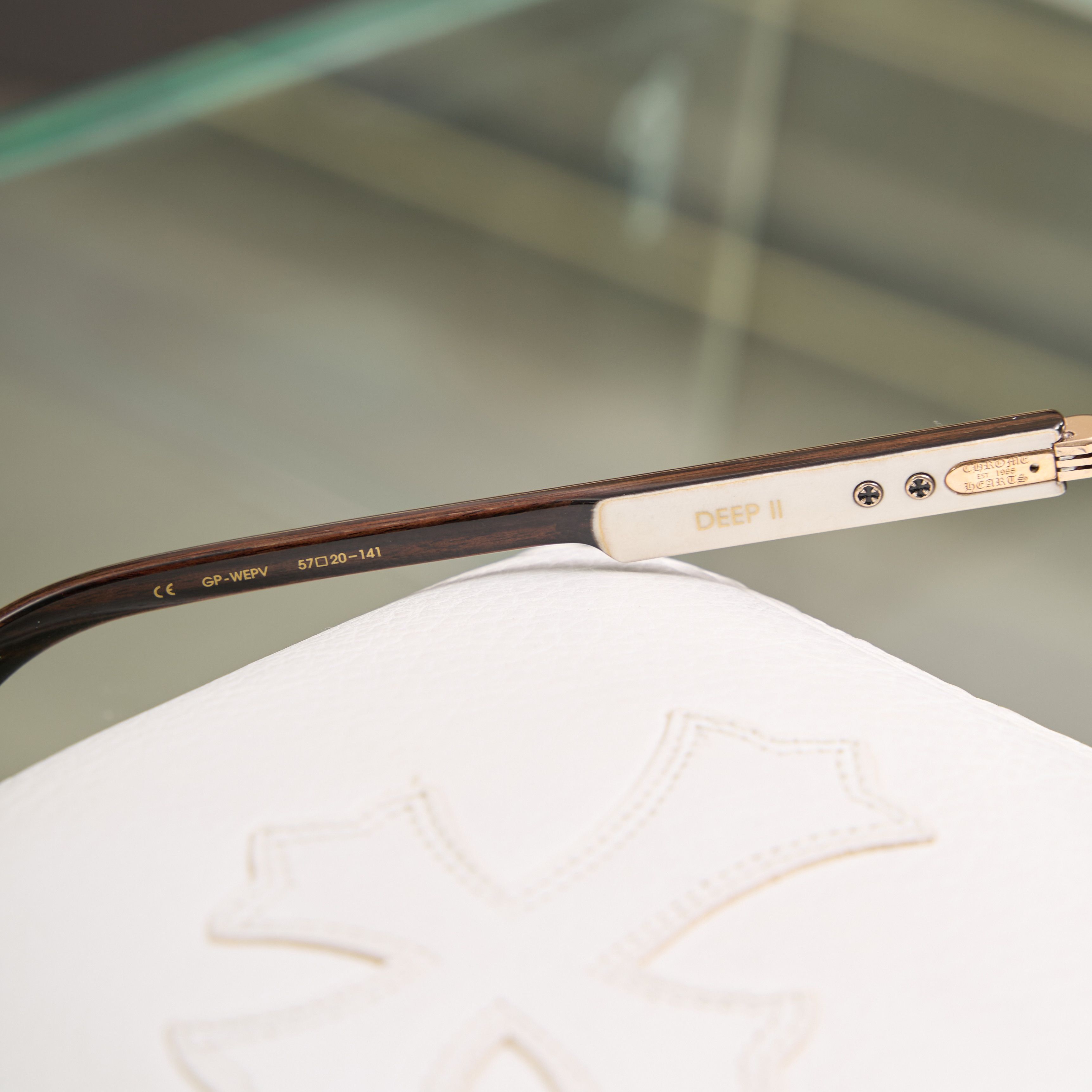 Chrome Hearts CHROME HEARTS DEEP II Gold Plated /White Ebony-Piano Varnish Size ONE SIZE - 4 Thumbnail