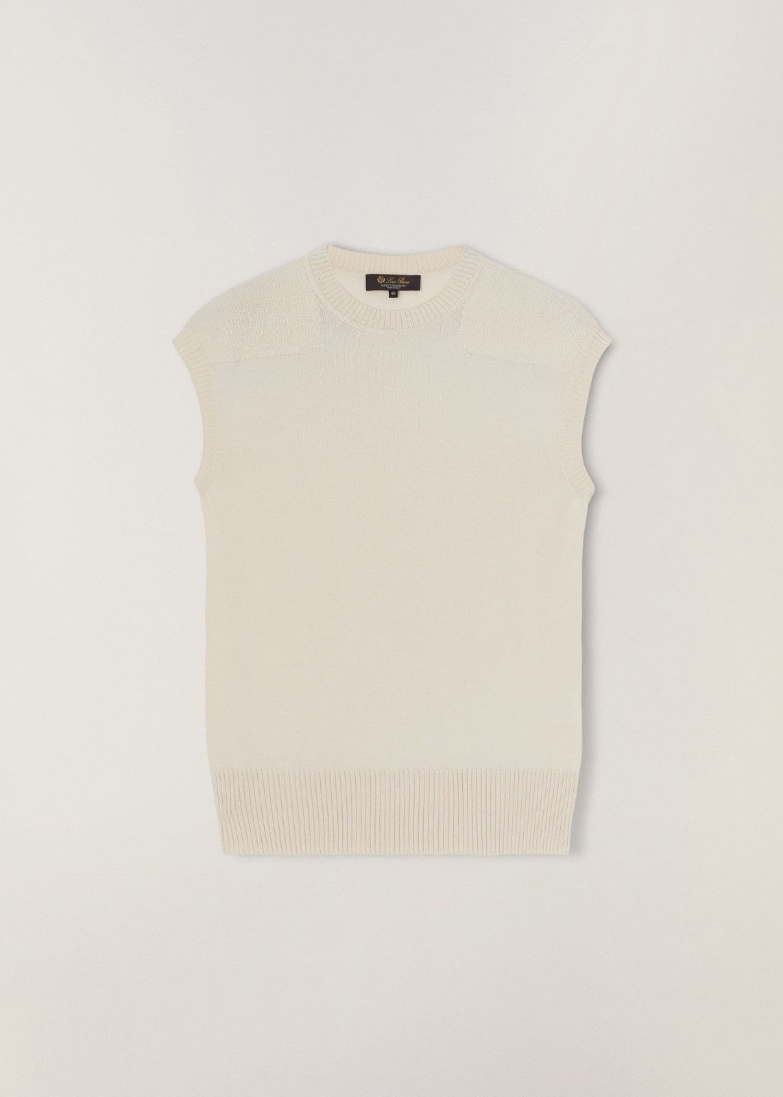Loro Piana o1srvl11e0125 Wetherlam Top in Off White Size L / US 10 / IT 46 - 1 Thumbnail