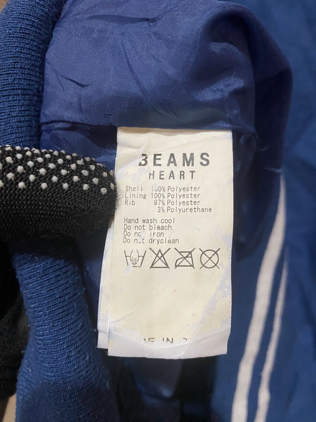 Beams Plus Vintage BEAMS HEART Varsity Jacket – Blue & White Baseball Size US M / EU 48-50 / 2 - 7 Thumbnail