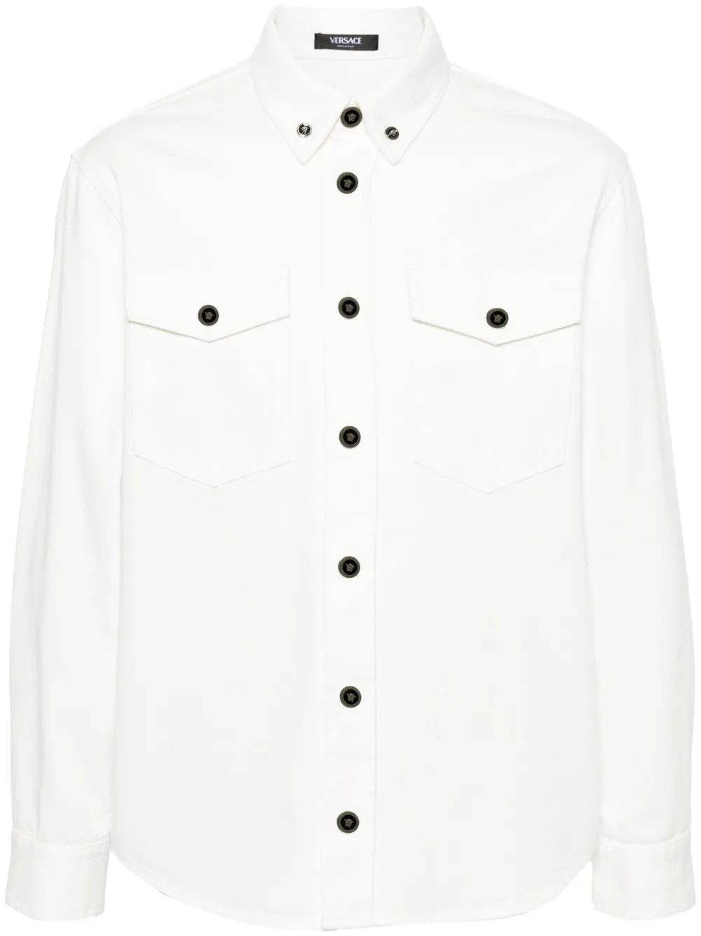o1y0525 Denim Shirt in White