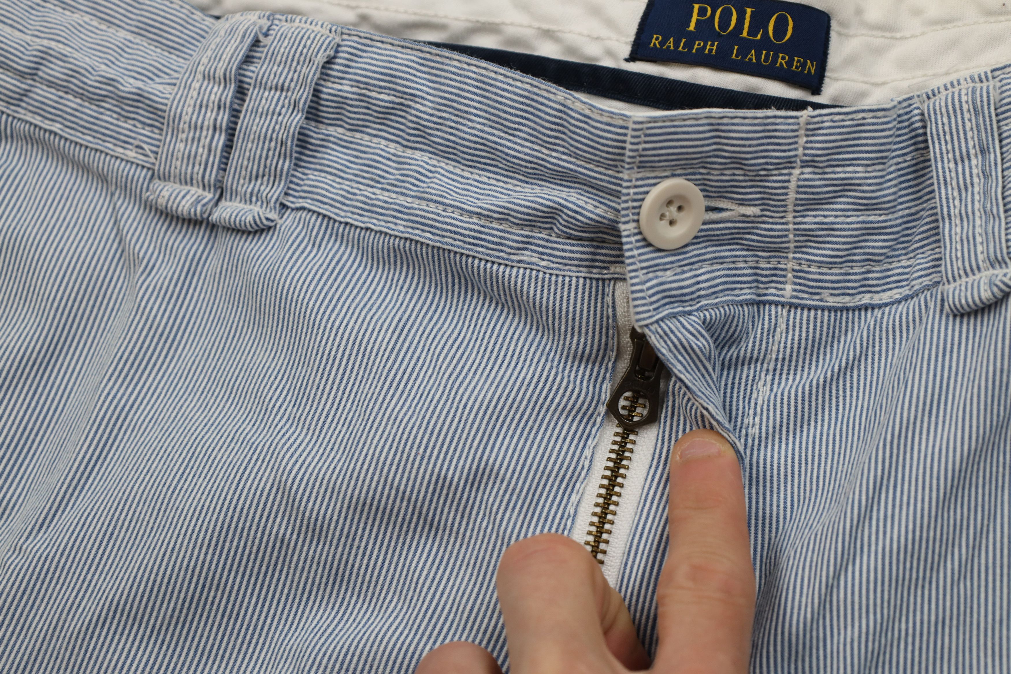 Ralph Lauren Vintage Ralph Lauren Hickory Striped Cargo Shorts Cotton Size US 43 - 5 Thumbnail