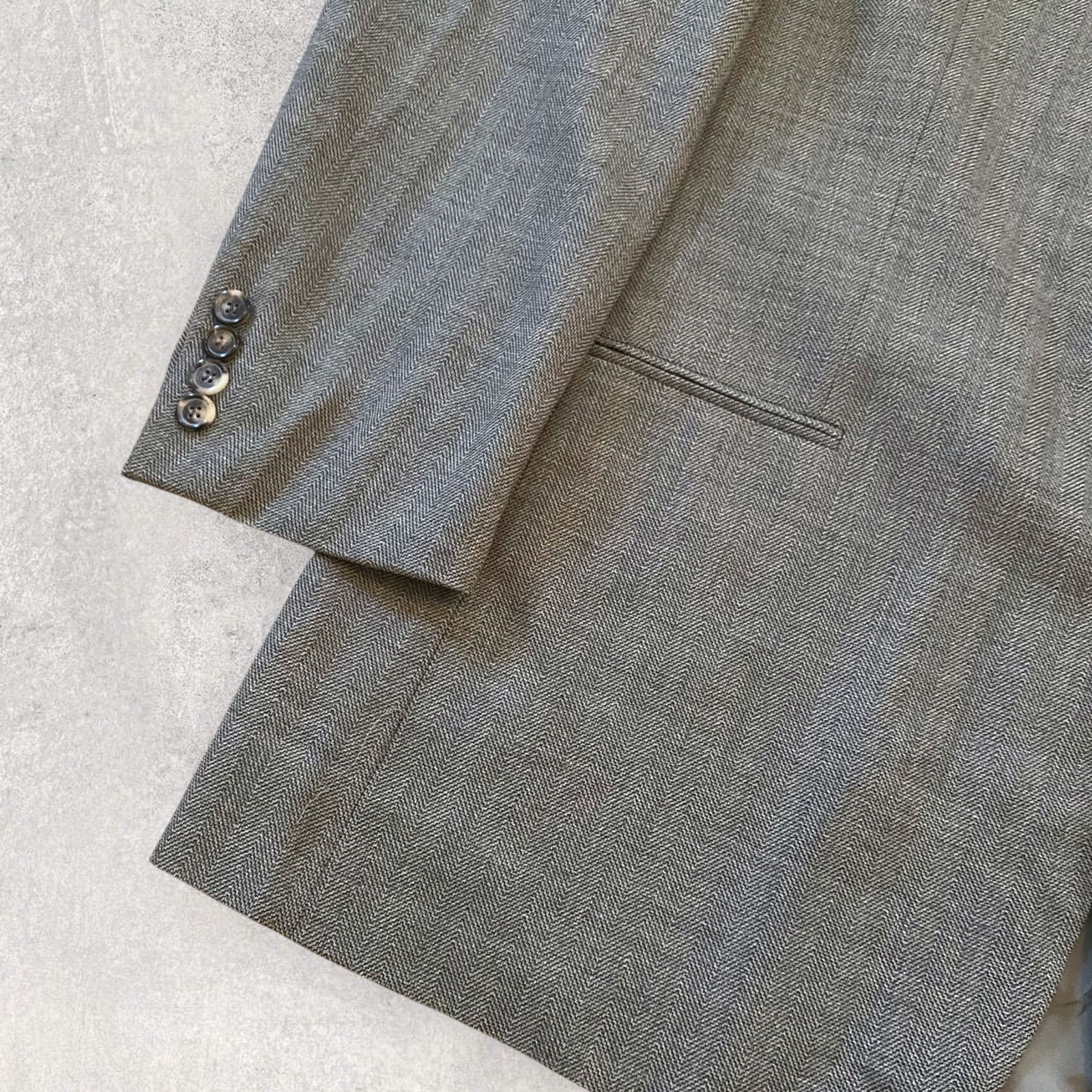 Hugo Boss × Vintage Vintage 90s Hugo Boss Einstein 3 Button Wool Blazer Jacket Size 44L - 7 Thumbnail